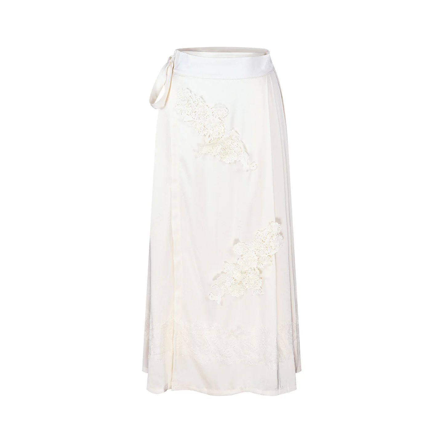 Acacia White Jade Pink Corset Long Skirt Two Piece Set - Image 9