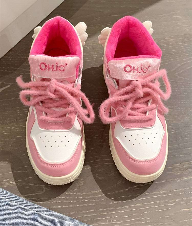 Angel Wings Magical Girl Student Sweet Cute Pink Sneakers Sports Running Shoes - Image 8
