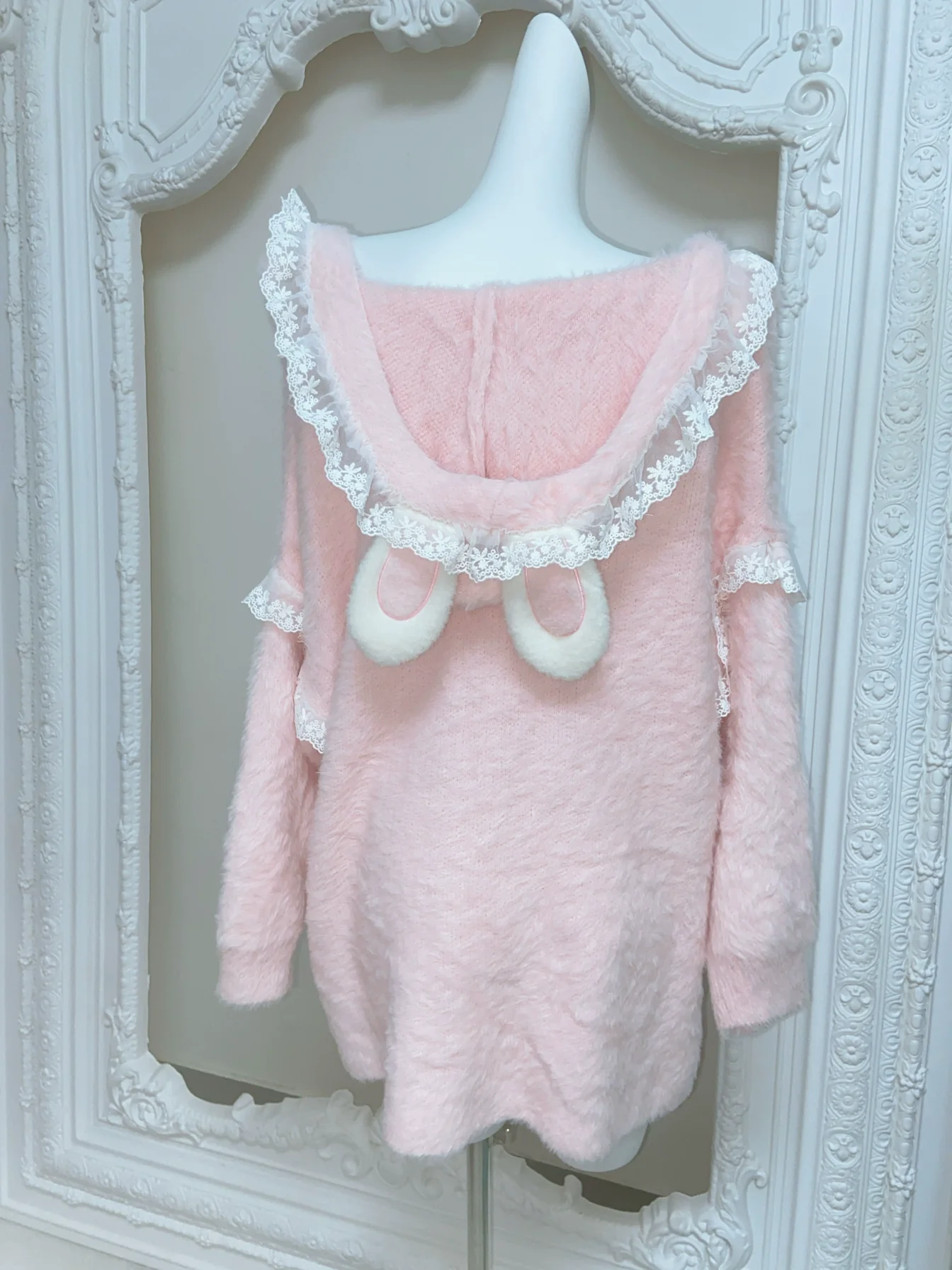 Candy Fairy Strawberry Rabbit Ears White Jacket - Image 8