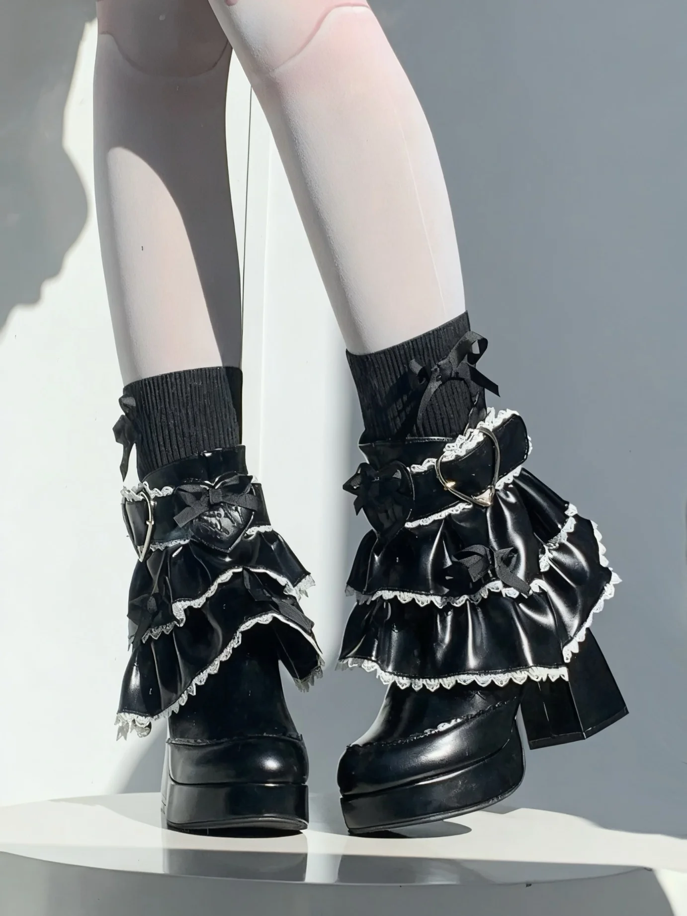 Cheese Mango Cream Crepe Snow Boots - Image 10