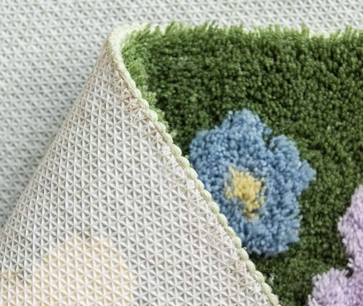 Colorful Flower Garden Nature Soft Mat Moss Rugs Carpets Bedroom Decor - Image 9