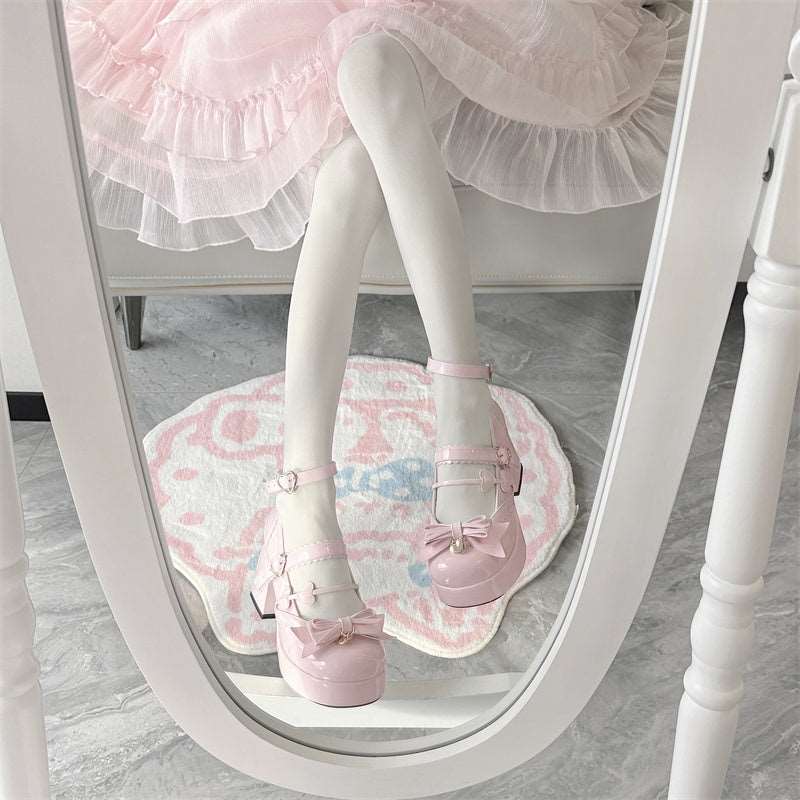 Cookie Sauce Lolita Sweet Love Height Heels Mary Jane Shoes - Image 6