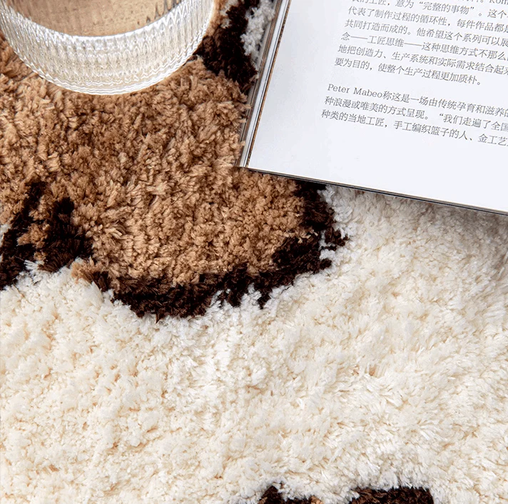 Cute Cat Animal Minimalist Modern Urban Soft Mat Moss Rugs Carpets Bedroom Decor - Image 9