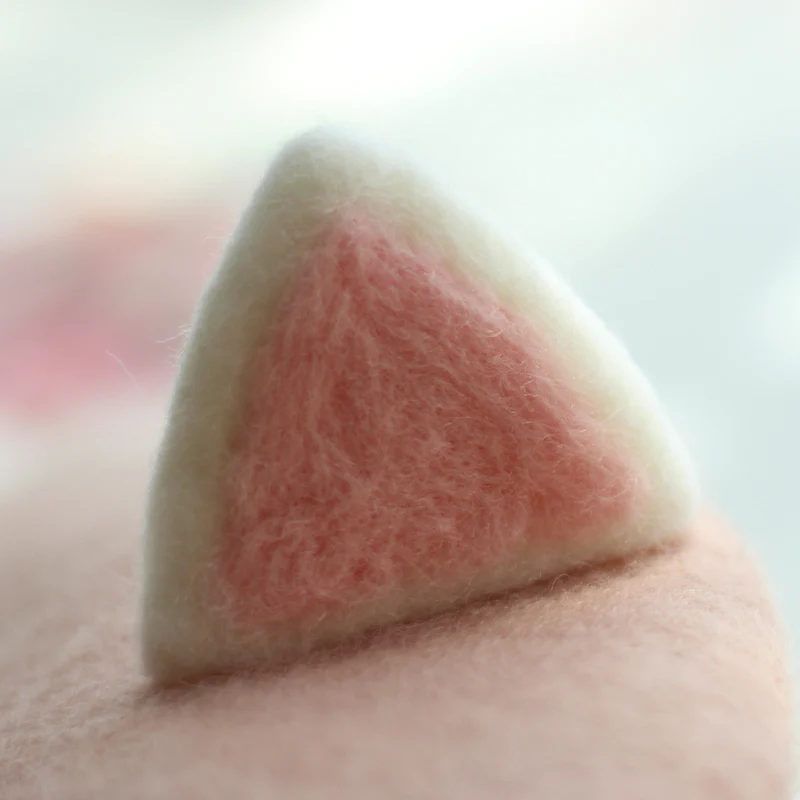 Cute Wool Cat Ears Beret Hat - Image 4