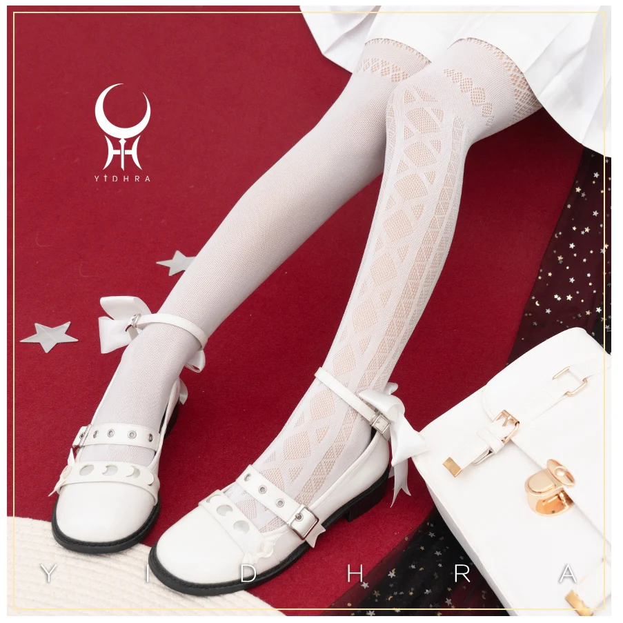 Dream Witch Devil Black & White Stockings Pantyhose Garment - Image 4