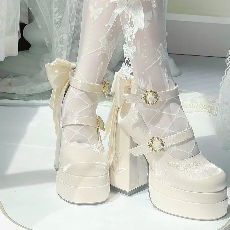 Floating Dream Lily of the Valley High Heels Shoes - Image 10