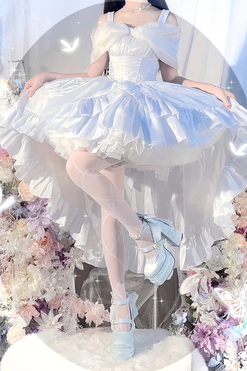 Floating Dream Lily of the Valley High Heels Shoes - Image 19