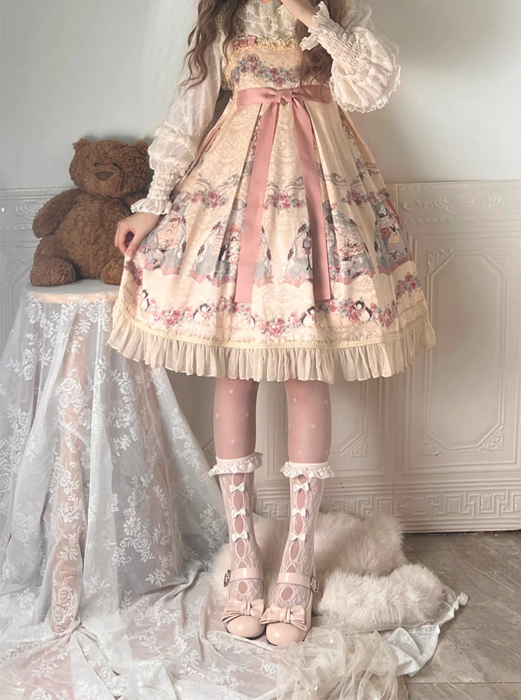 Grapefruit Lolita Bunny Muffin Low Heels High Heels Mary Jane Shoes - Image 10