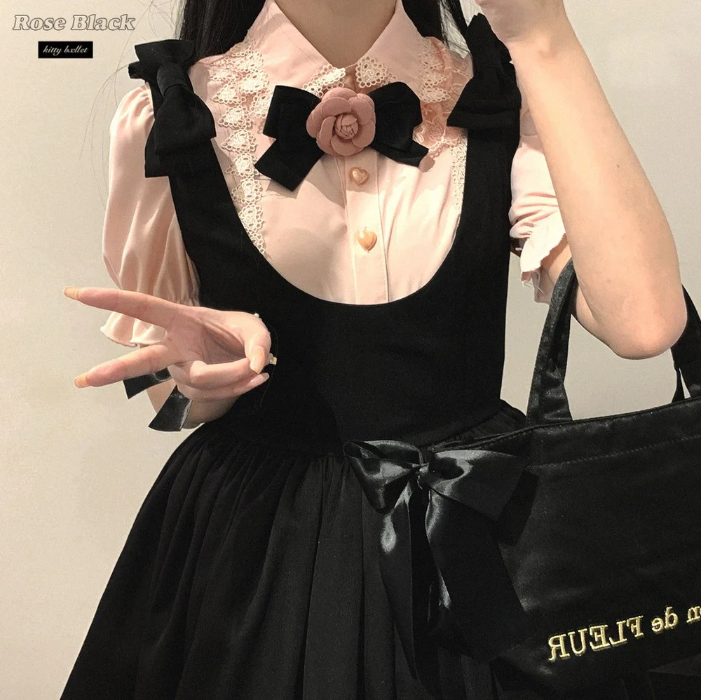 Kitten Bullet Heart Desire Blouse Top - Image 2