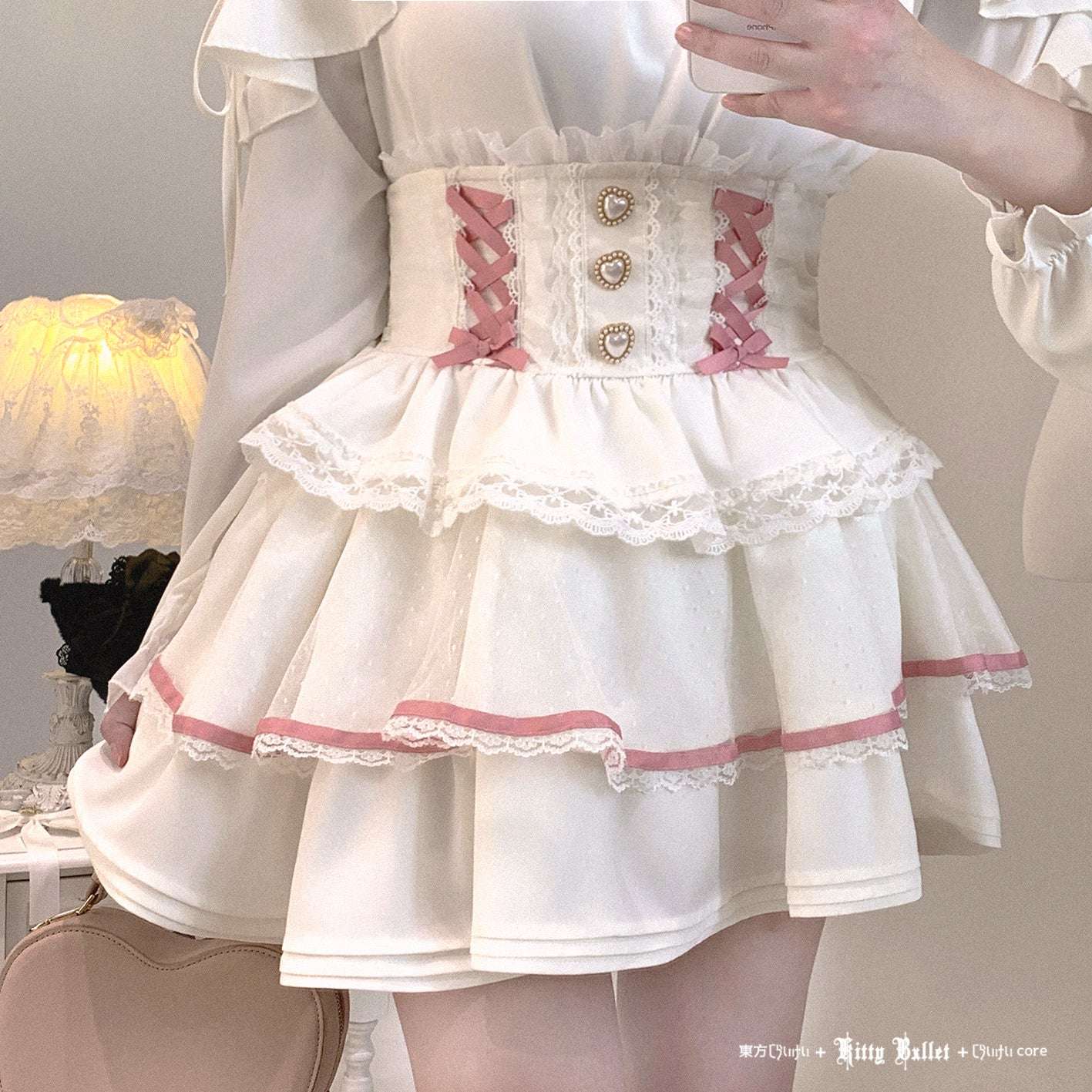 Kitten Bullet Love Lilith Lace Tulle Skirt - Image 5