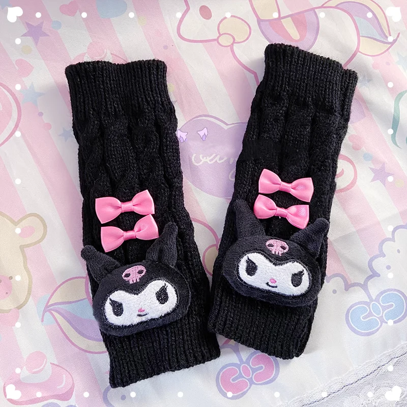 Kitty Purple Devil Melody Cinnamon Dog Winter Arm Leg Warmers - Image 11