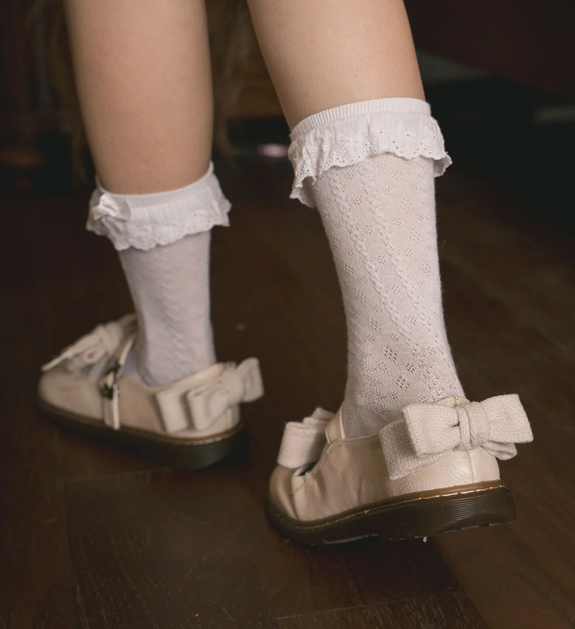 Puffy Sheep Lolita Teddy Bear Buckle 2.0 Mary Jane Flat Shoes - Image 5