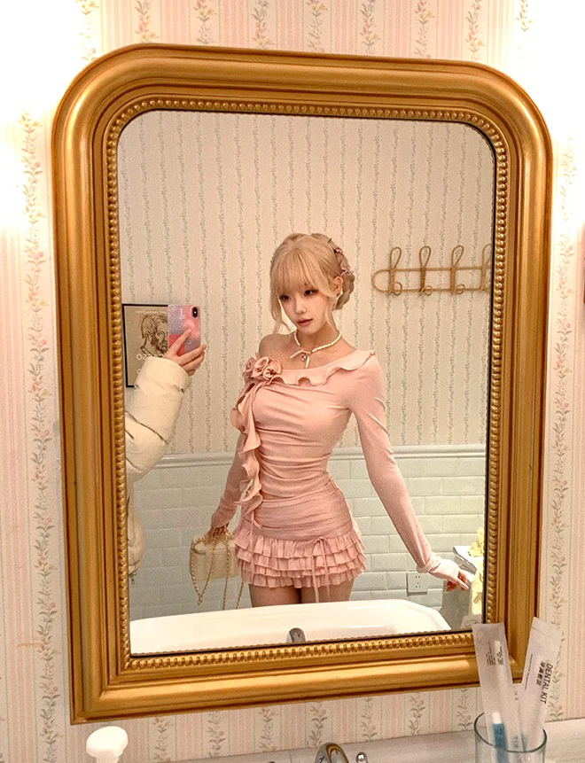 Lucia Dreamy Muse Rose Pink Top & Skirt Two Piece Set - Image 6