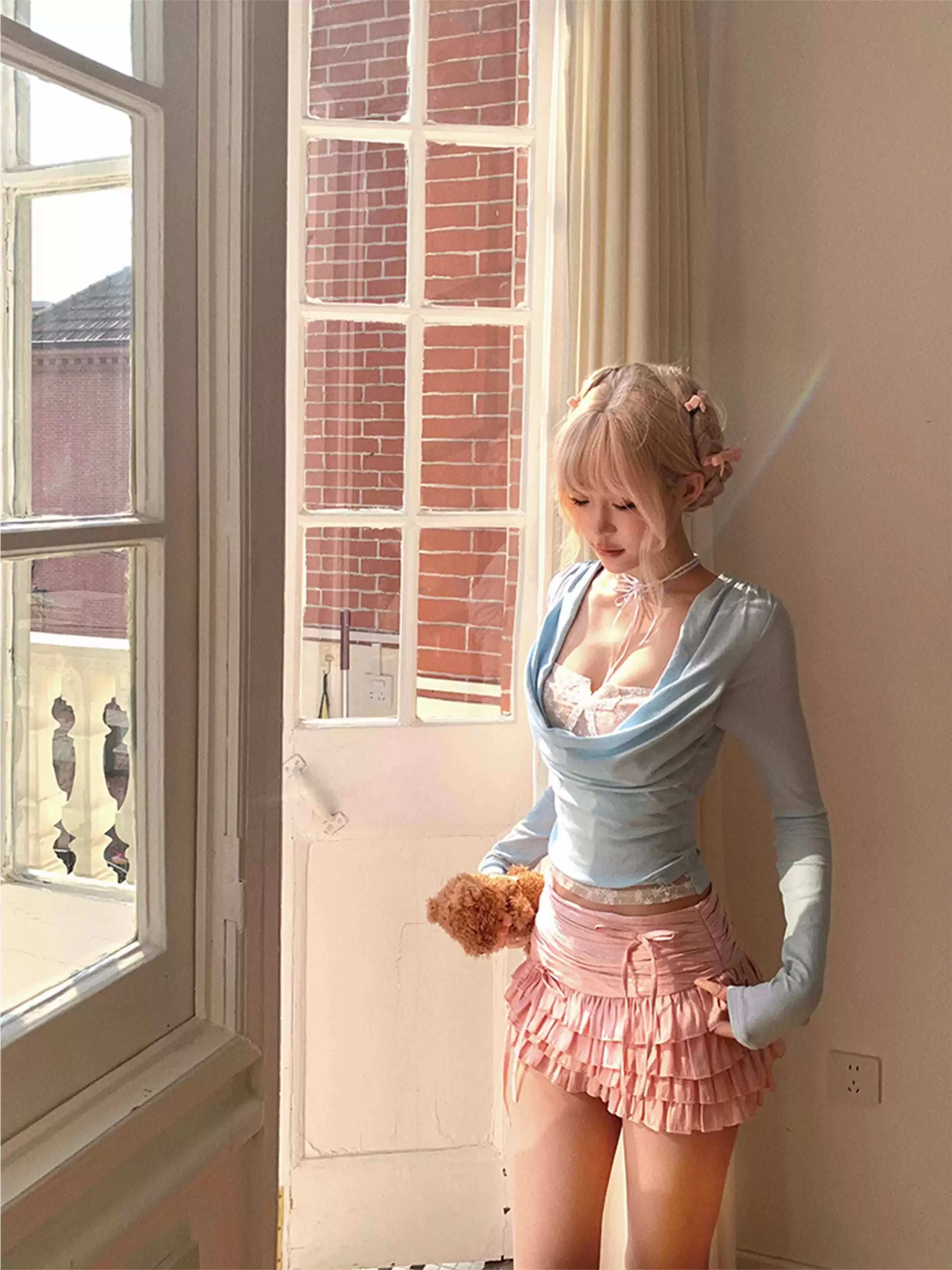 Lucia Sea of Ice Blue Top - Image 7