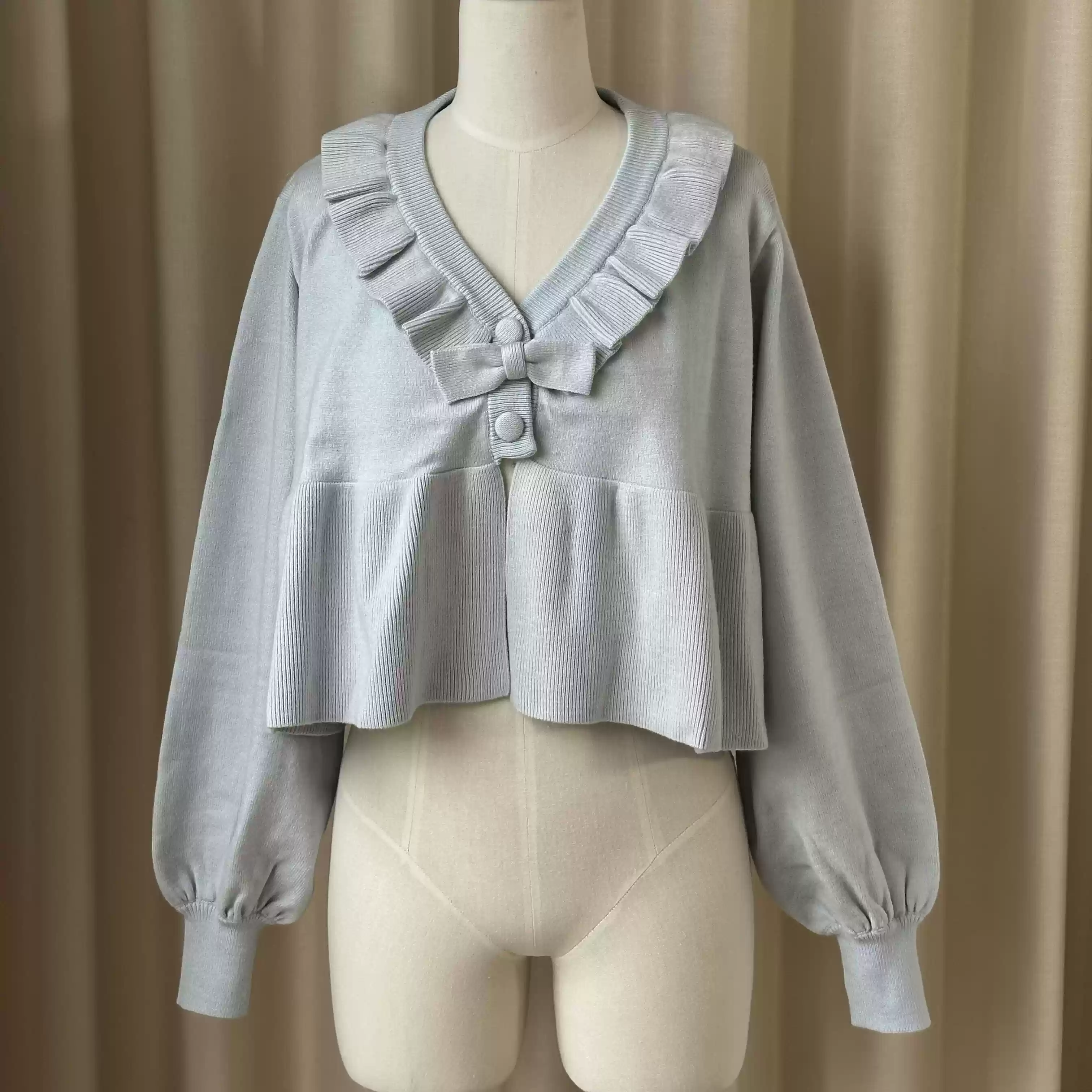 Mist Lolita Sweet V Neck Cardigan Jacket - Image 15