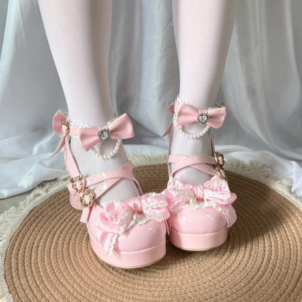 Moon Dream Glass High Heels Shoes - Image 9