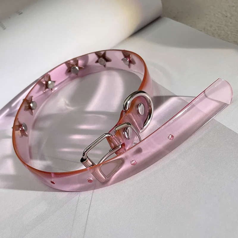 Pink Silicone Star & Love Heart Lock Y2K Hot Girl Choker Necklaces - Image 10