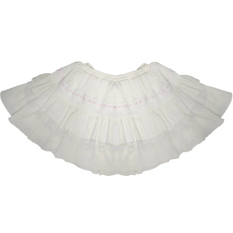Plus Size Pink Cat Sweater White Skirt Bloomers Two Piece Set - Image 4