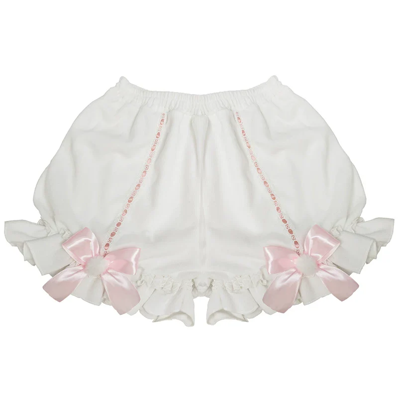 Plus Size Pink Cat Sweater White Skirt Bloomers Two Piece Set - Image 5