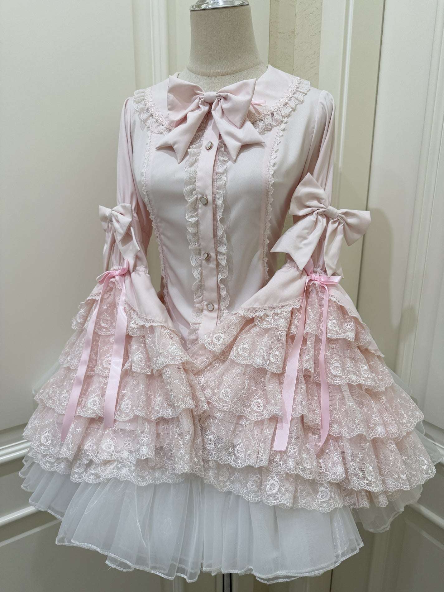 Princess Sleeve Pink Blue White Mint Green Black Lolita Blouse Shirt - Image 10