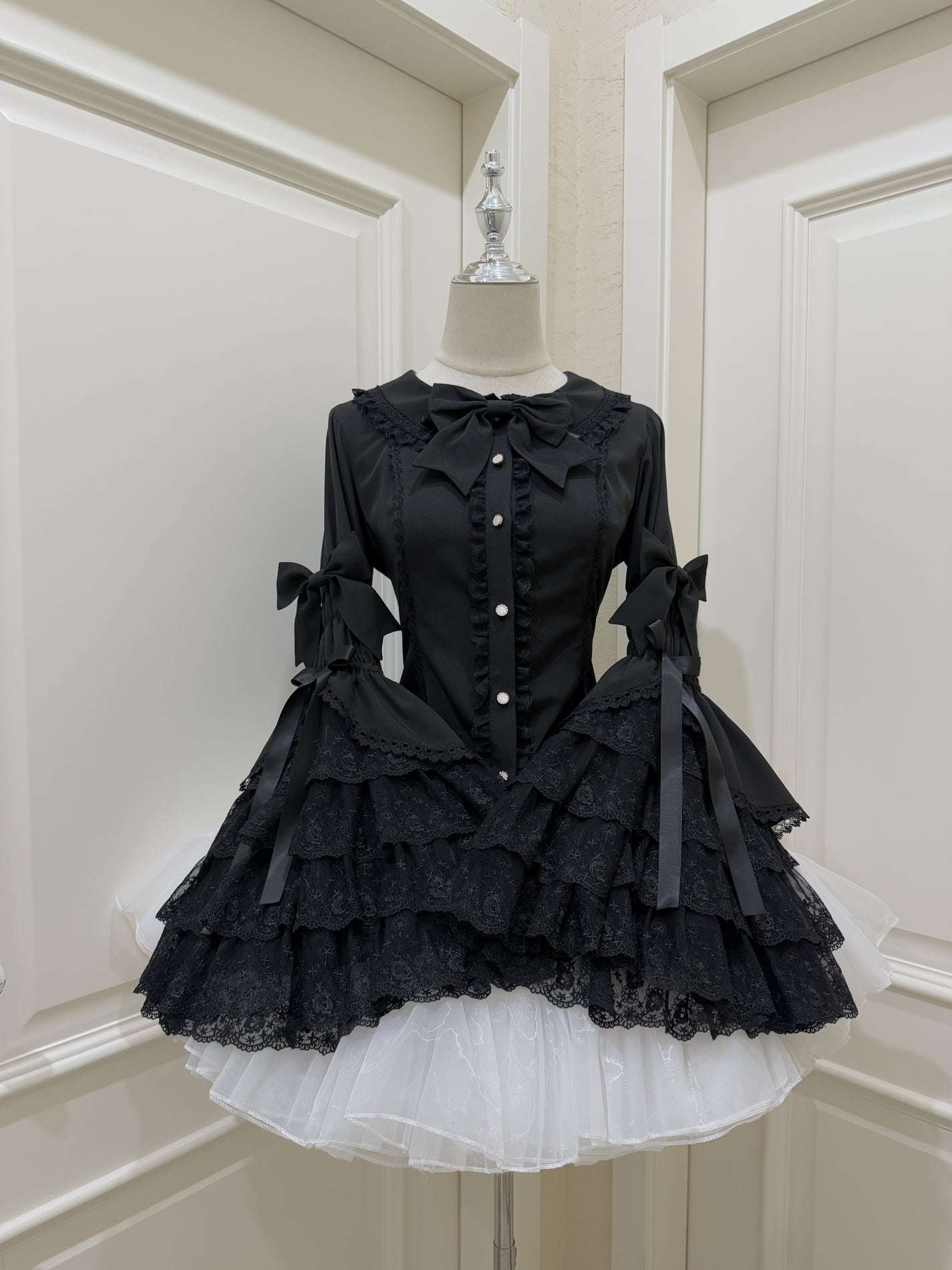 Princess Sleeve Pink Blue White Mint Green Black Lolita Blouse Shirt - Image 6