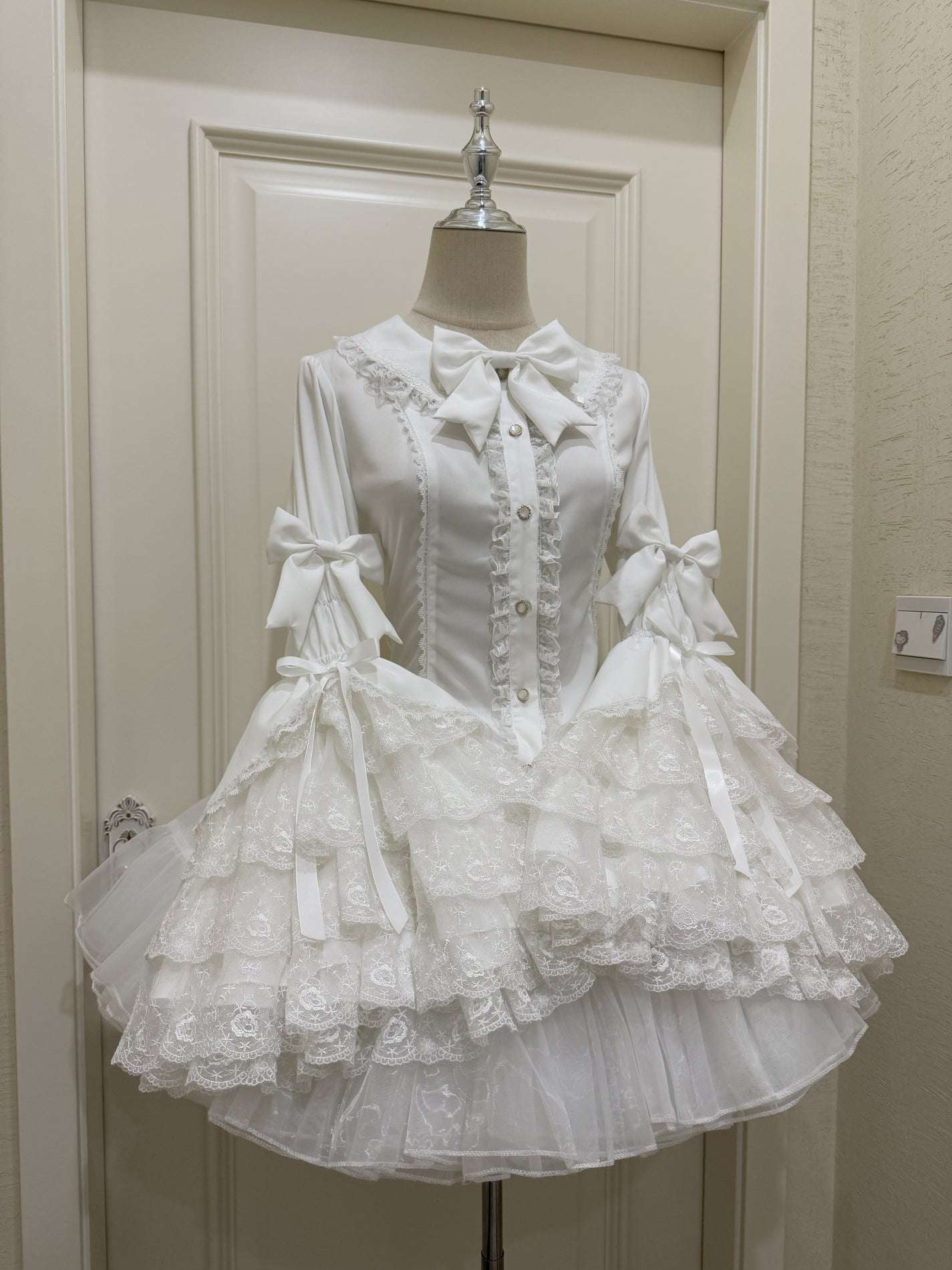 Princess Sleeve Pink Blue White Mint Green Black Lolita Blouse Shirt - Image 8