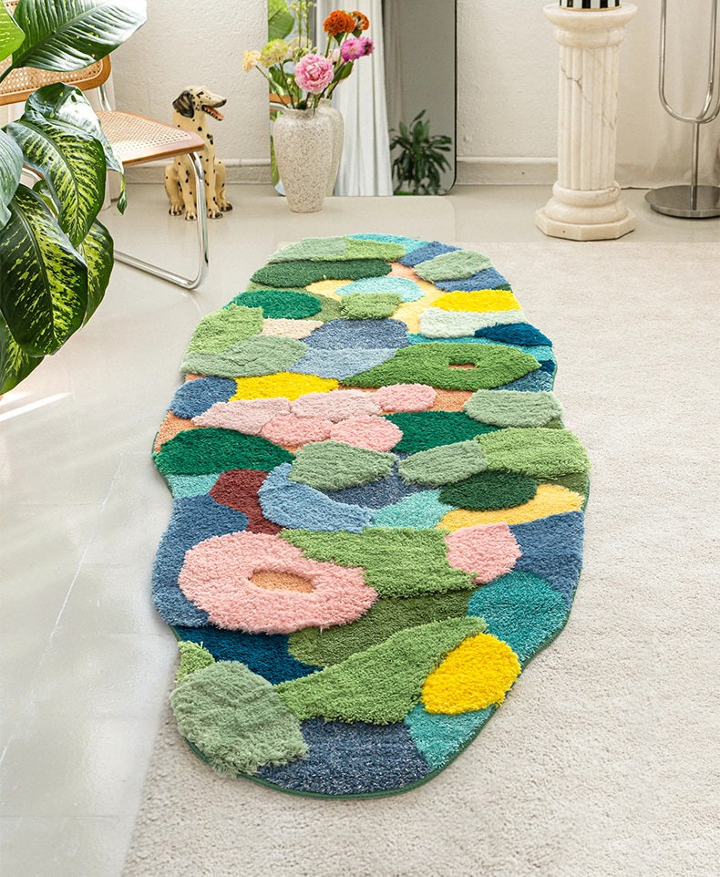 River Forest Valley Flower Nature Soft Mat Moss Rugs Carpets Decor - Image 10
