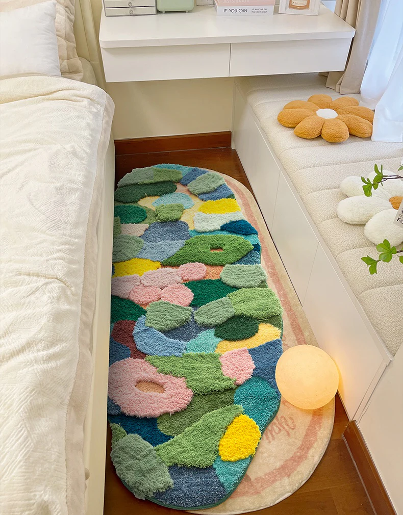 River Forest Valley Flower Nature Soft Mat Moss Rugs Carpets Decor - Image 5