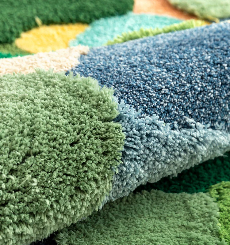 River Forest Valley Flower Nature Soft Mat Moss Rugs Carpets Decor - Image 8