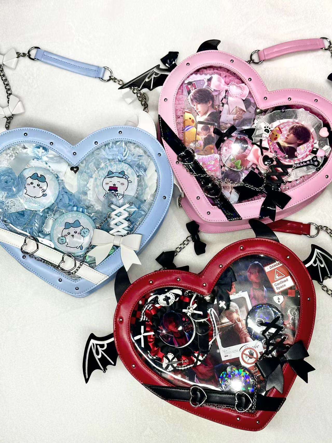 Starry Little Devil Heart Shaped Bag - Image 11