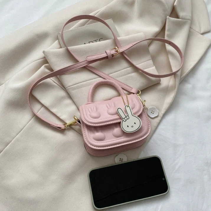 Cute Rabbit Bunny Small Shoulder Messenger Bag - Image 3