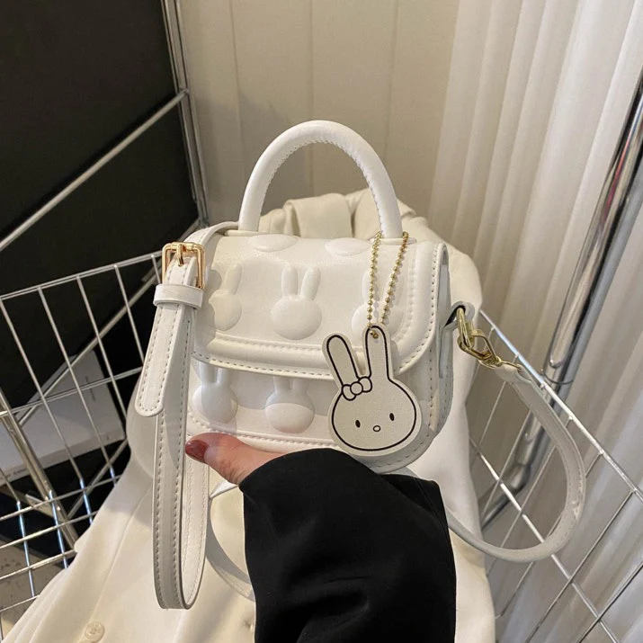 Cute Rabbit Bunny Small Shoulder Messenger Bag - Image 4