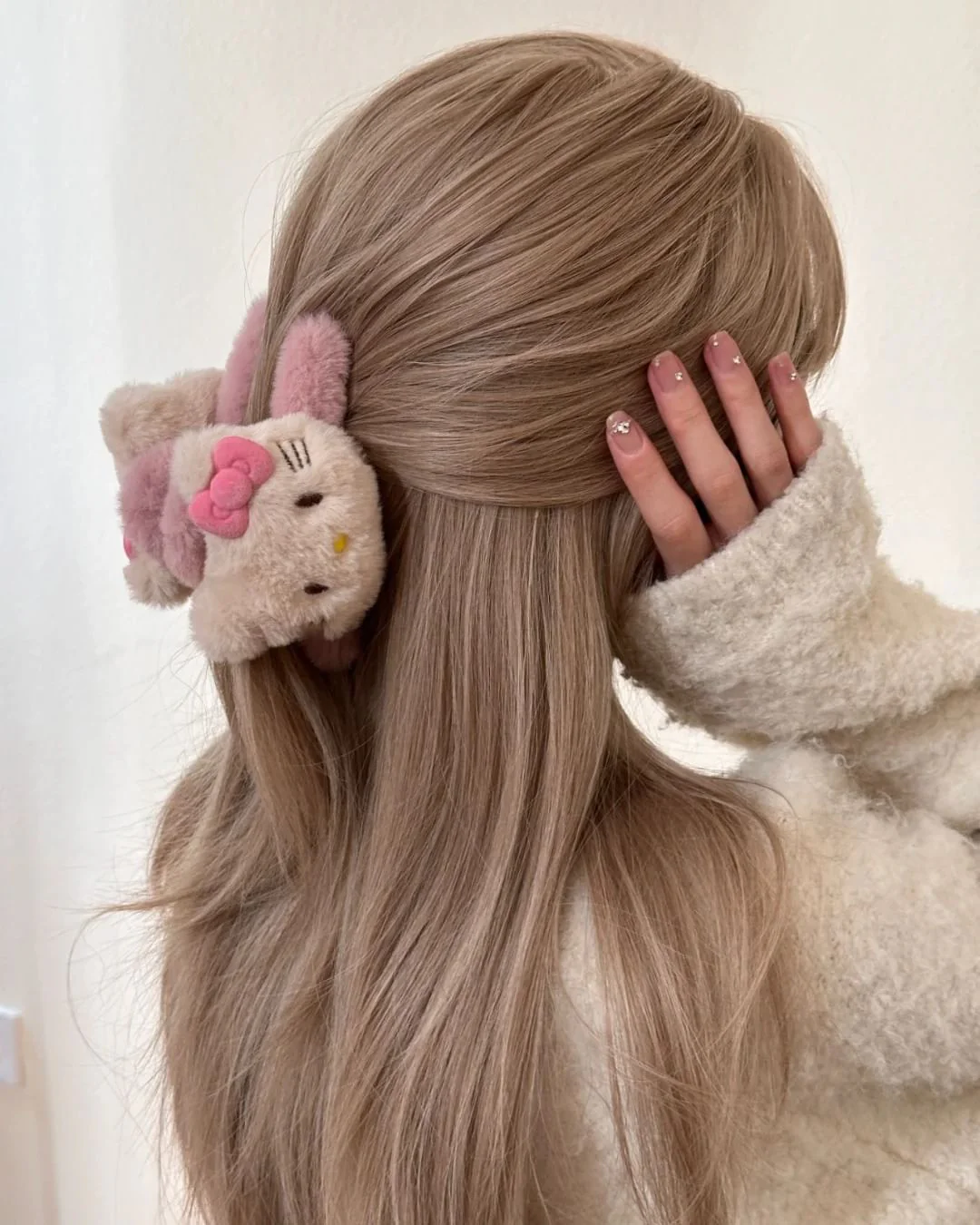 Sweet Plush Kitty Cartoon Pink Hair Claws Hair Clips Hair Accessories - Image 9