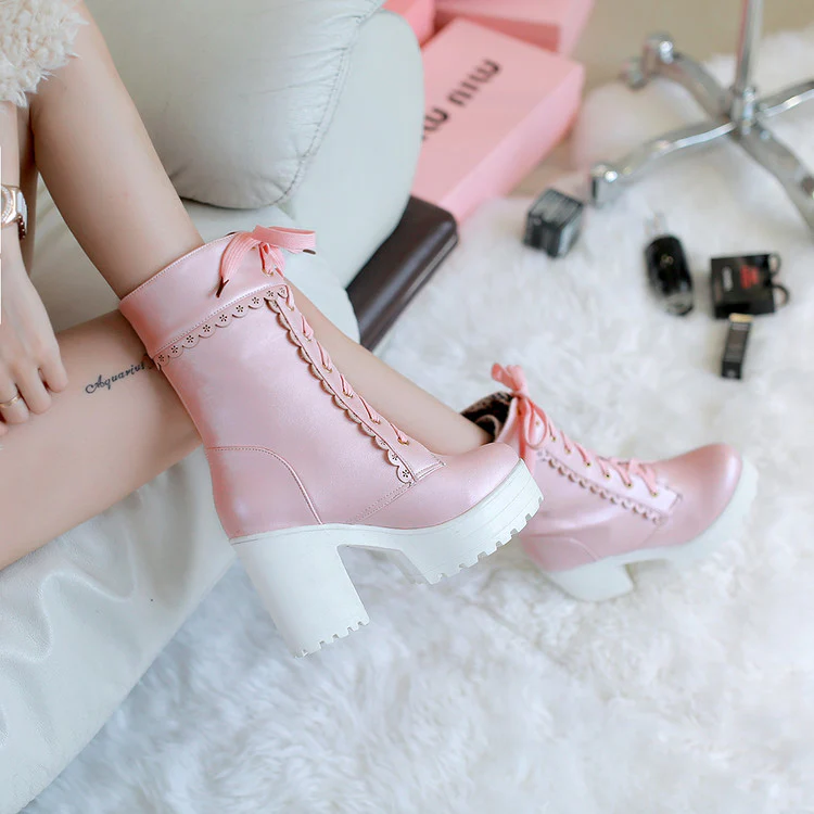 Sweet Princess High Heels Boots - Image 6