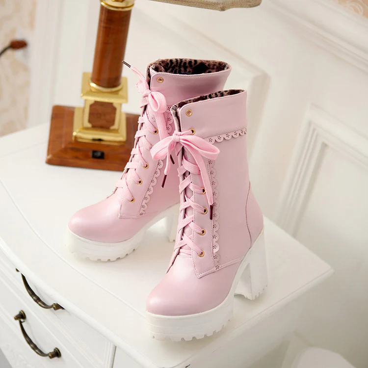 Sweet Princess High Heels Boots - Image 8