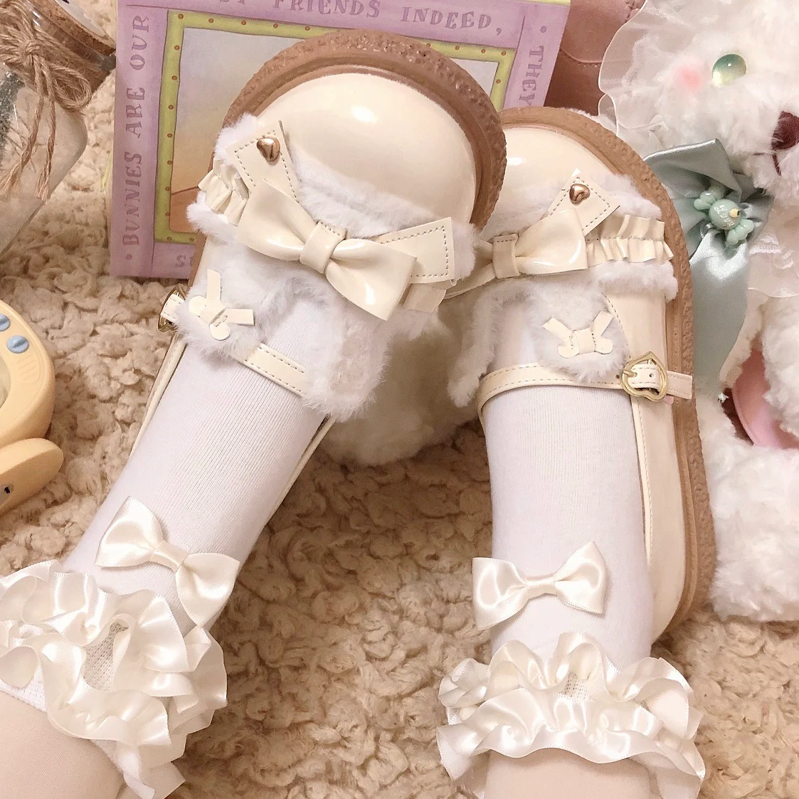 Fairy Godmother Sweet Rabbit Doll Mary Janes Shoes - Image 5