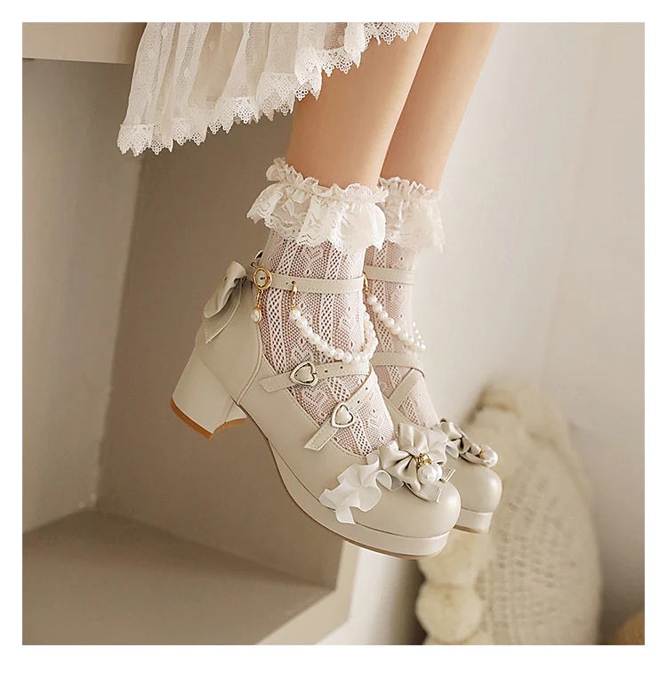 Sweet Rococo Princess High Heels Shoes - Image 4