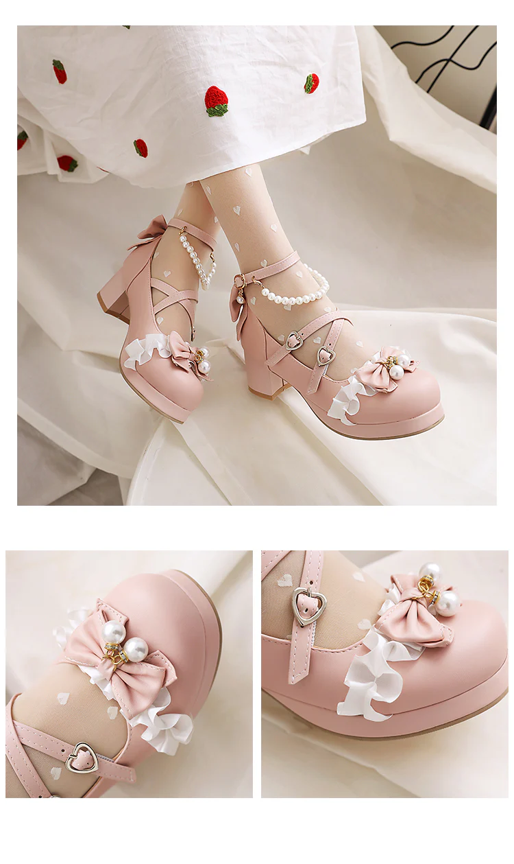 Sweet Rococo Princess High Heels Shoes - Image 6