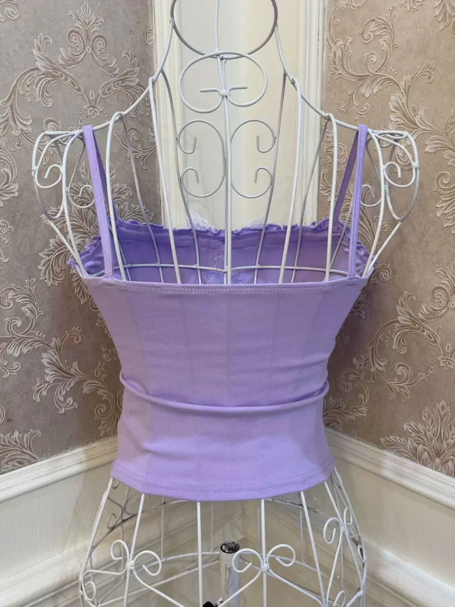Sweetheart Princess Puprle Stella Rabbit Camisole Top - Image 5