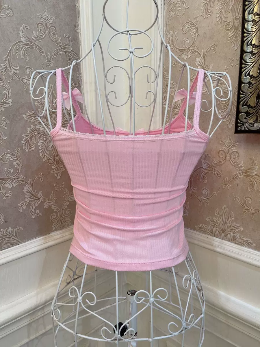 Sweetheart Princess Sweet Pink Puppy Camisole Top - Image 3