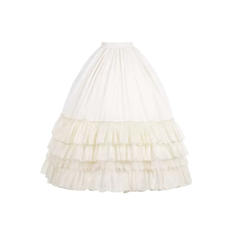 Universal Lolita Letters And Poems Bellflower Dress Petticoat Skirt Three Piece Set - Image 8