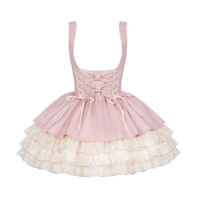 Universal Lolita Love Diary Pink Dress Blouse Undershirt Three Piece Set - Image 8