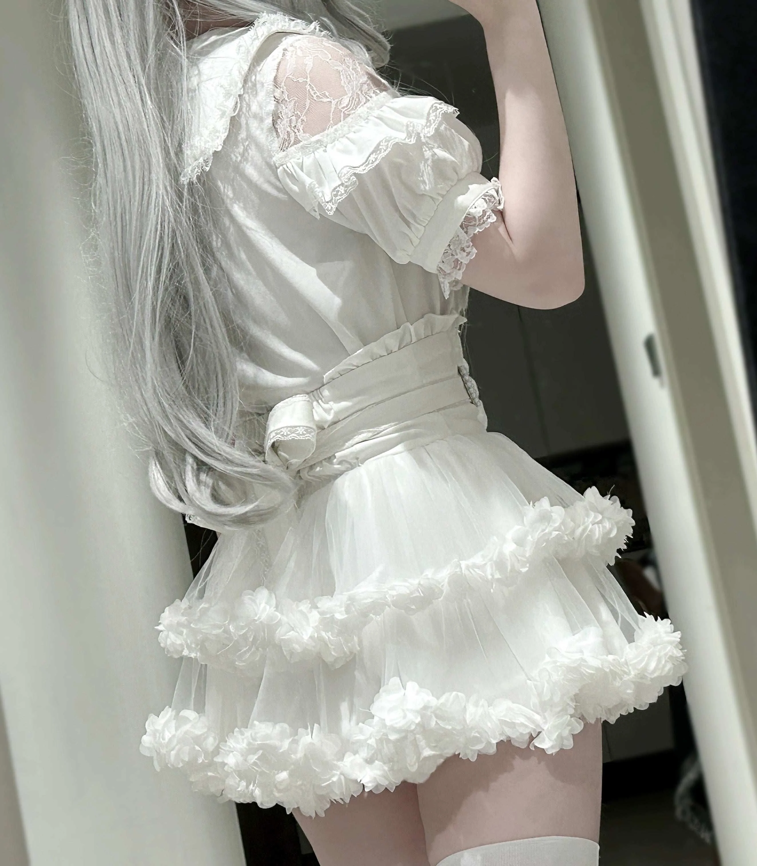 Virtual Paradise Girly Gauze Blouse Top - Image 7