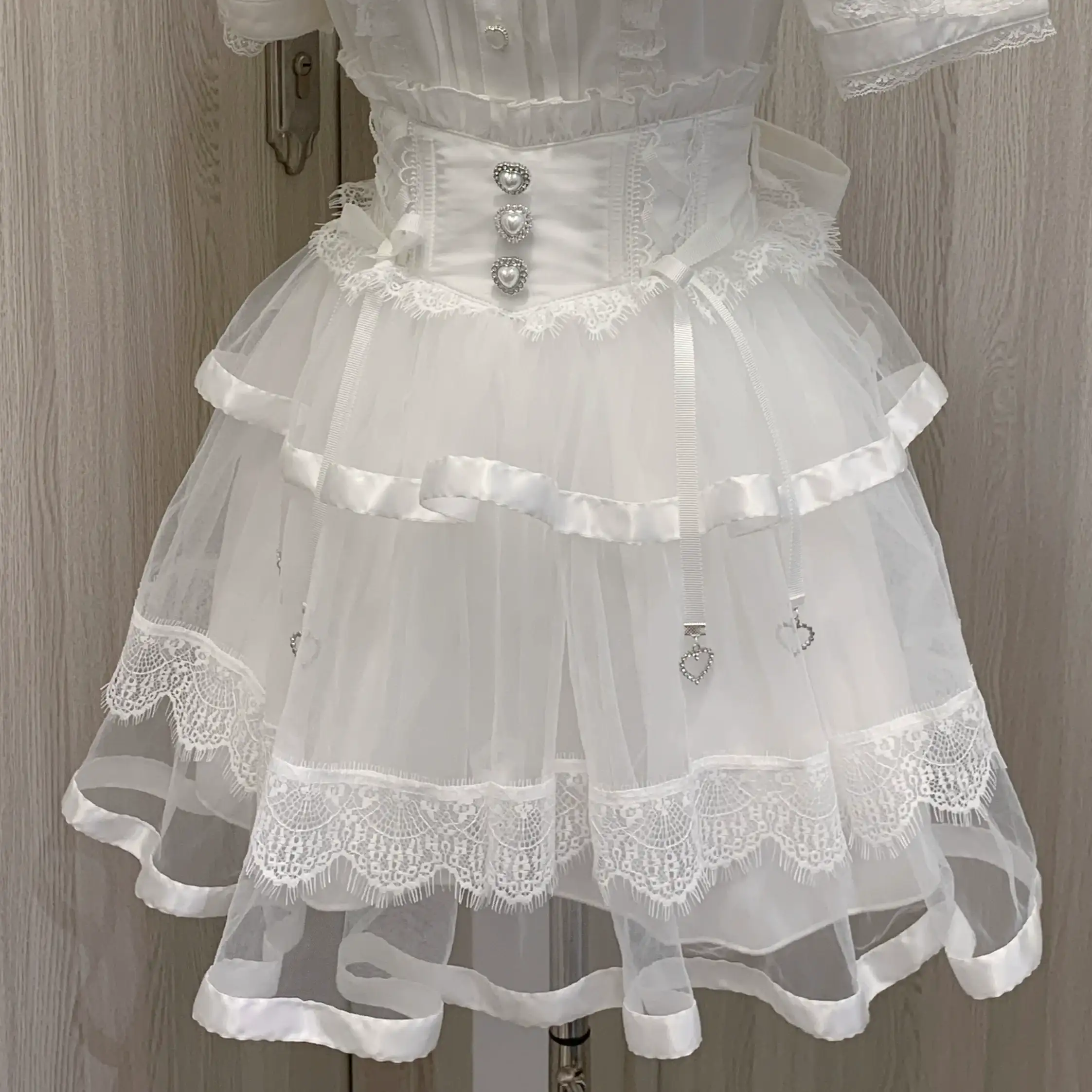 Virtual Paradise Lace Mesh Skirt - Image 3