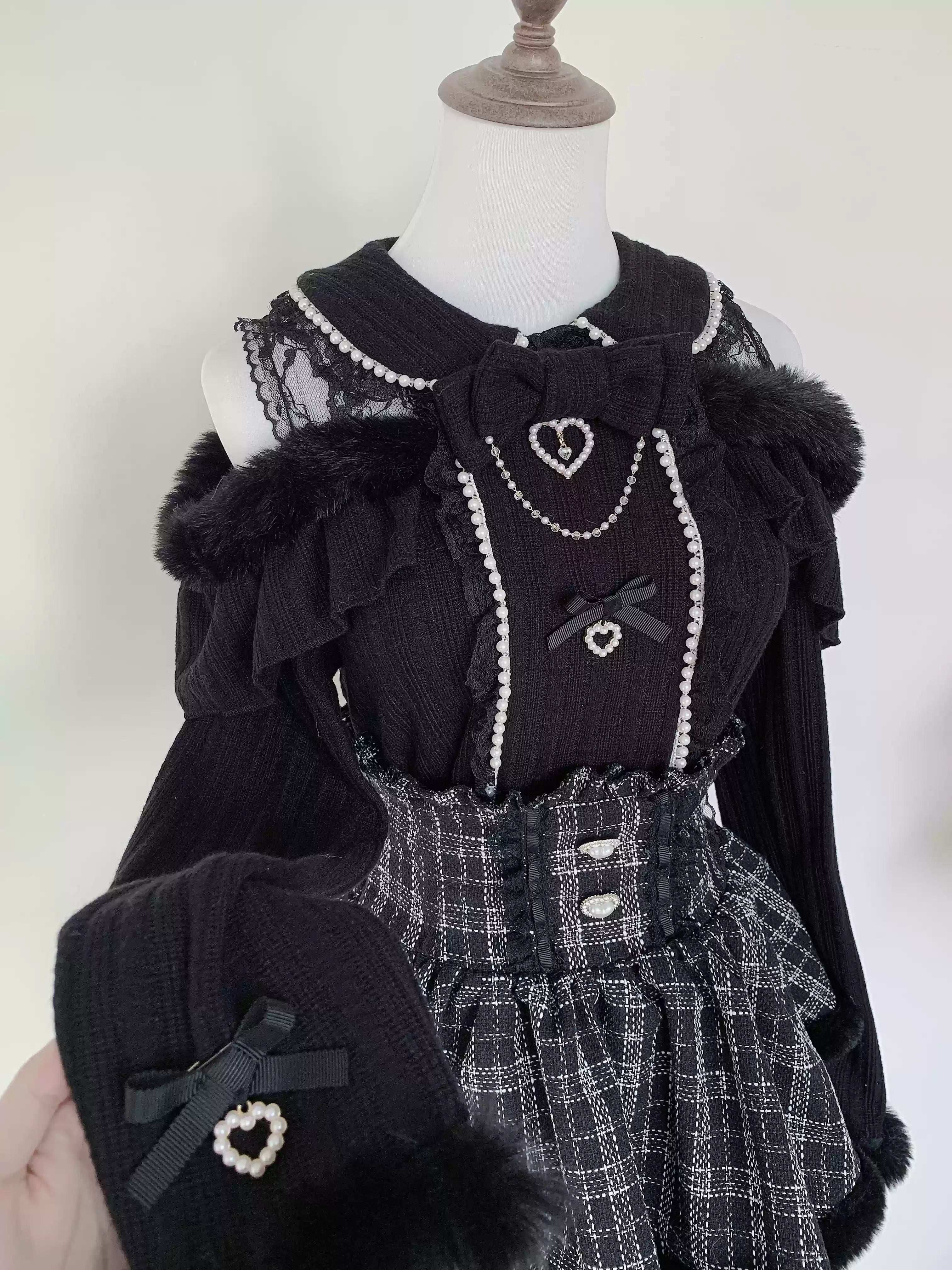 Virtual Paradise Pearl Heart Knit Top - Image 3